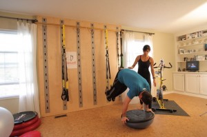 eclectic home gym