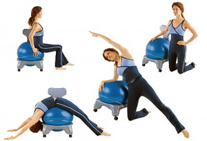 yoga ball chair