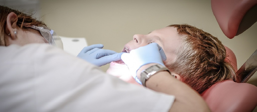 dentist with patient